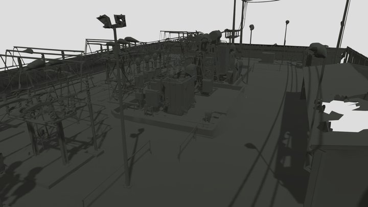 Substation 3D Model