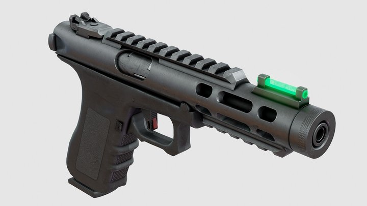 Glck/Ruger Hybrid – Modello 3D gratuito STL