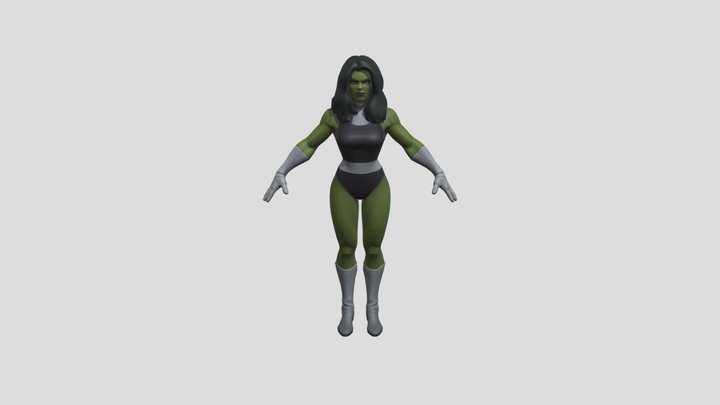 She-hulk 3D Model