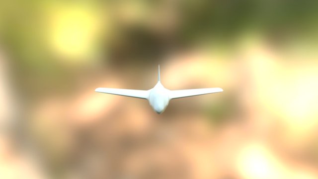 Airplane Smoothing 3D Model