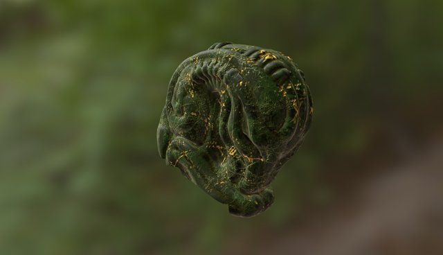 Cthulhu Bust 01 3D Model