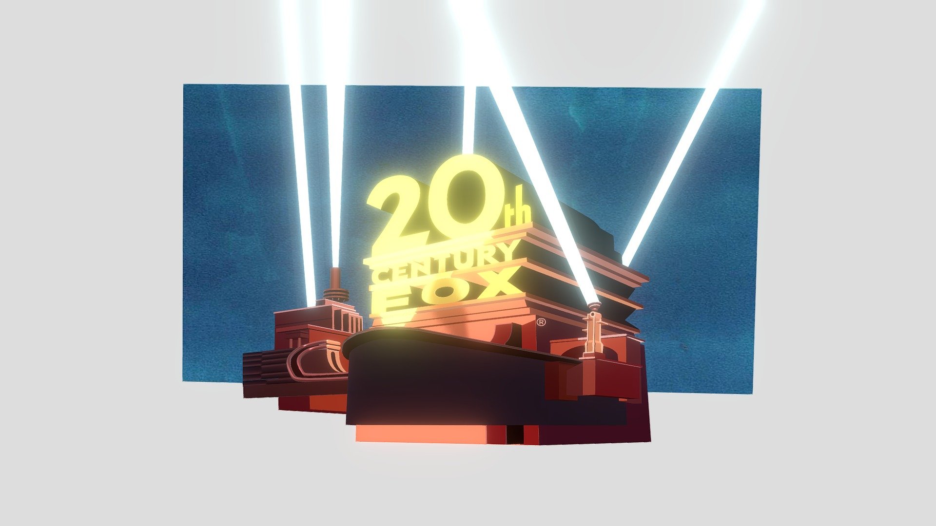 20th Century Fox logo 1981 Alternative Remake - Download Free 3D model by  Kaiden (@tentrackstoony) [e8aa26e]