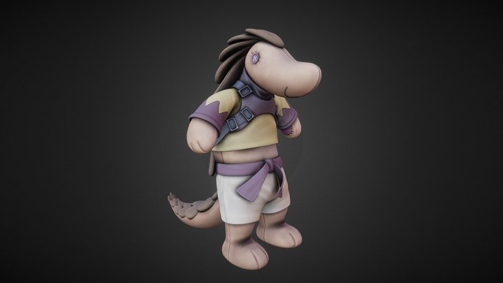Pangolin 3D Model
