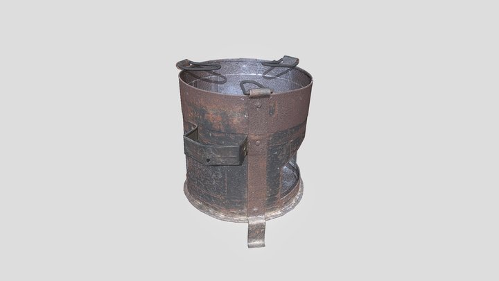 Rusty Stove 3D Model
