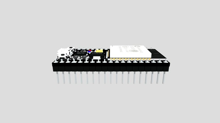 ESP32 Wroom 3D Model