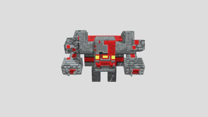 Minecraft Dungeons Boss 牛石頭怪 3D Model