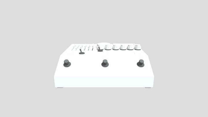 GuitarPedal 3D Model