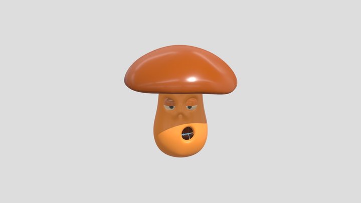 Mushroom Man 3D Model