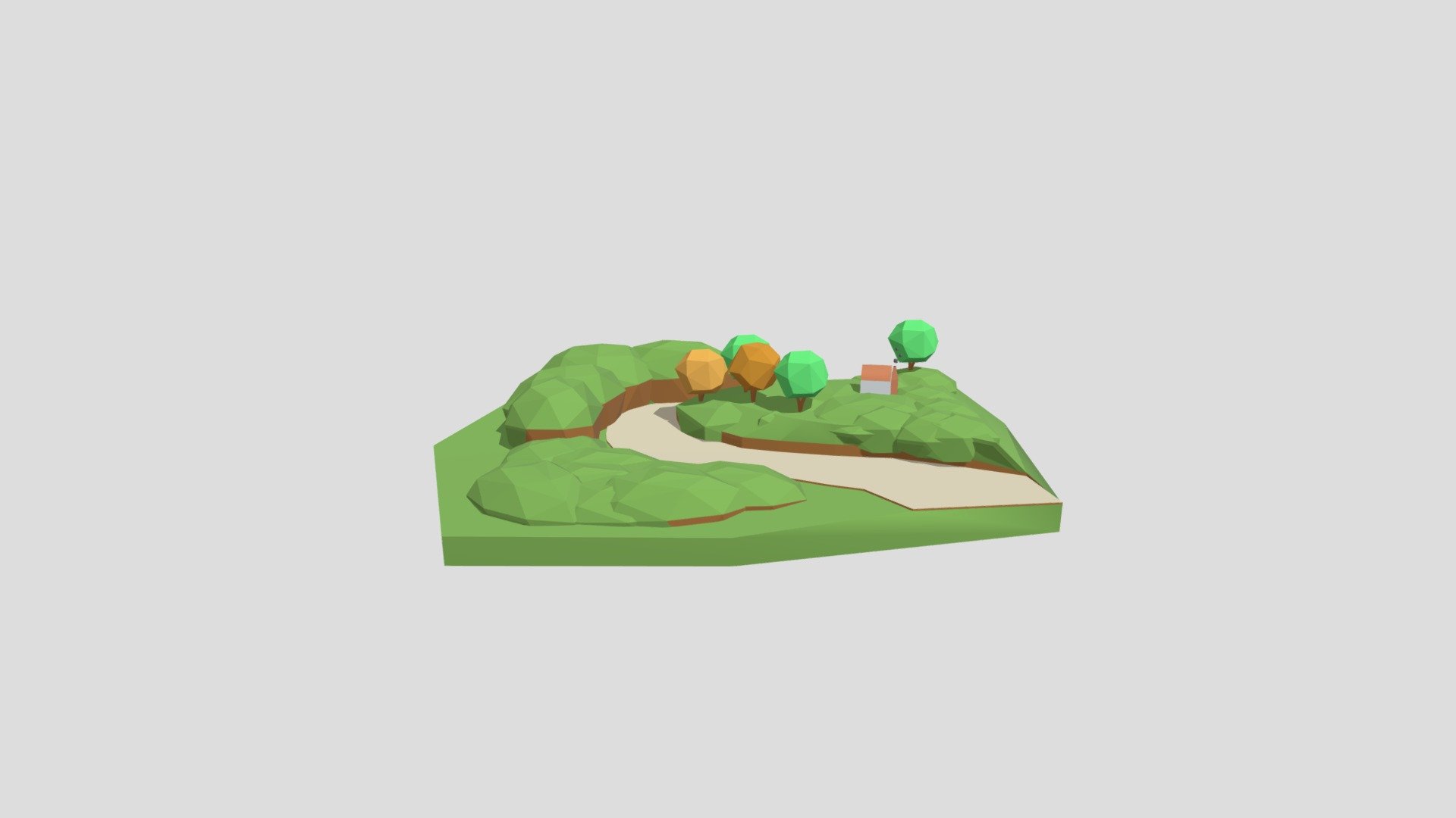 Road Scene from Poly by Google