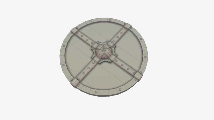 CT4012 - Shield, Weapon Design 3D Model