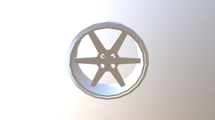 Rim Low Poly (Not fully finished) 3D Model