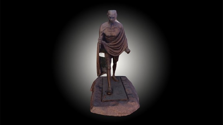 Mahatma Gandhi 3D Model
