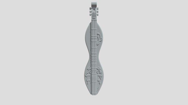 Dulcimer 3D Model