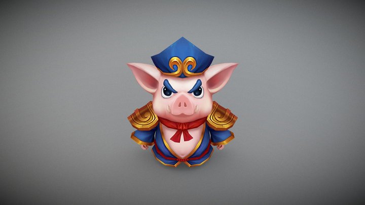 Q版猪八戒 3D Model