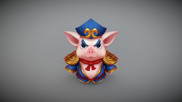 Q版猪八戒 3D Model