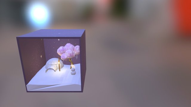 Terrain - Snowland 3D Model