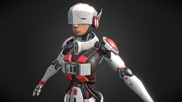Experimental Android 3D Model