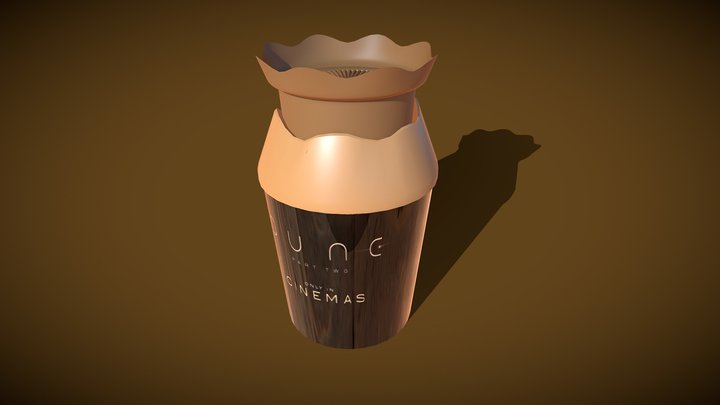 Dune 2 Popcorn Bucket – Modèle 3D gratuit STL