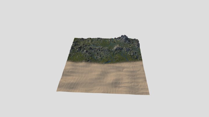 Landscape KAUAI + Yakutia 3D Model