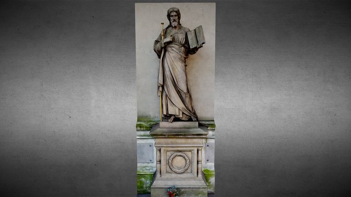 Statue - Prag (Vysehrad) – Gratis 3D-model STL