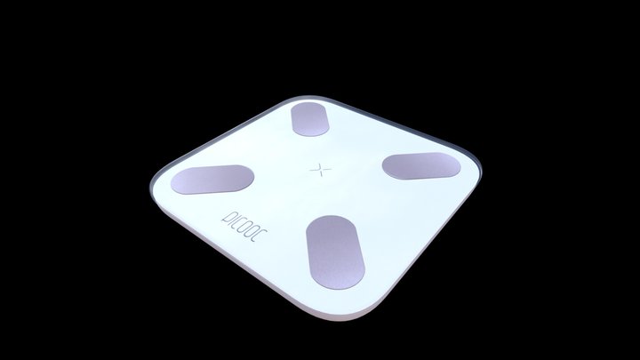 电子秤 3D Model