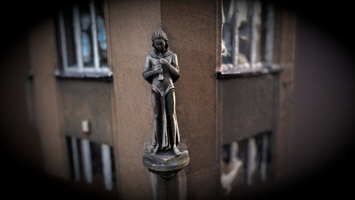 Corner statue photogrammetric scan 3D Model