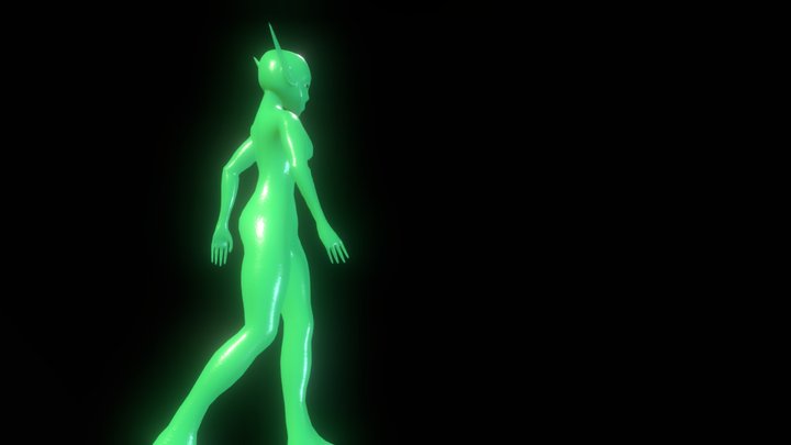 Somehow an Alien 3D Model