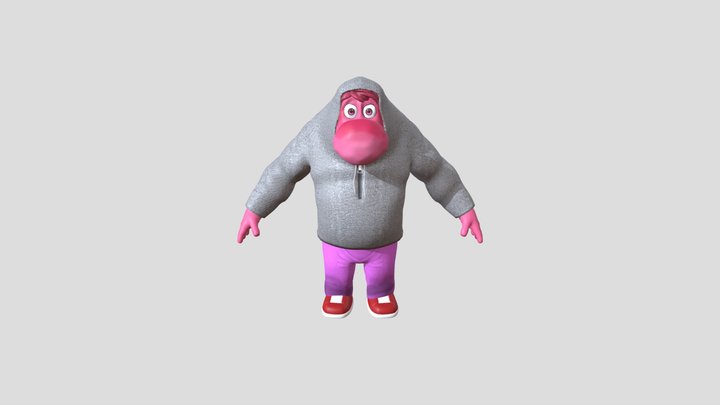 Inside Out 2 - Embarrassment 3D Model