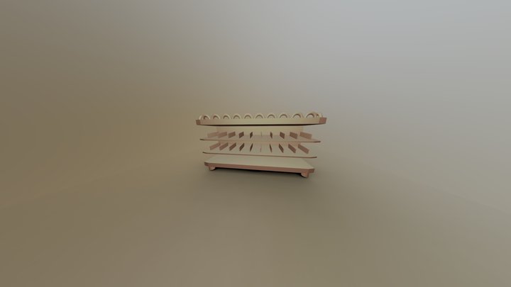 Children's shoe cabinet 3D Model