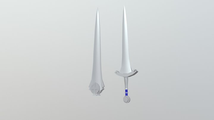 Saber Sword(simple) 3D Model