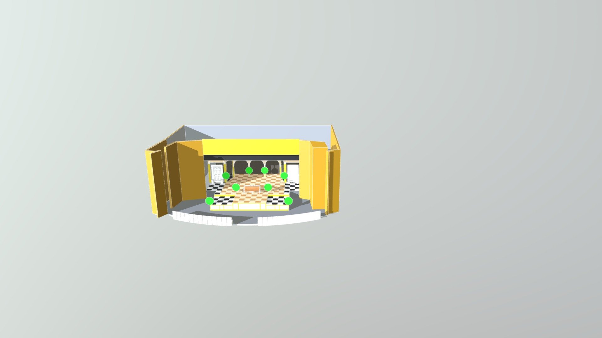 'Figaro' Scenic Design 3-D Model
