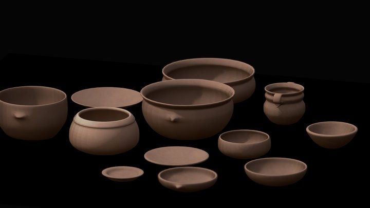 FORMAS DE CERAMICA DEL ANTIGUO PERU 3D Model