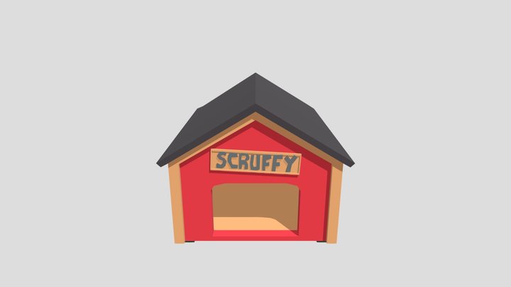 Dog House 3D Model