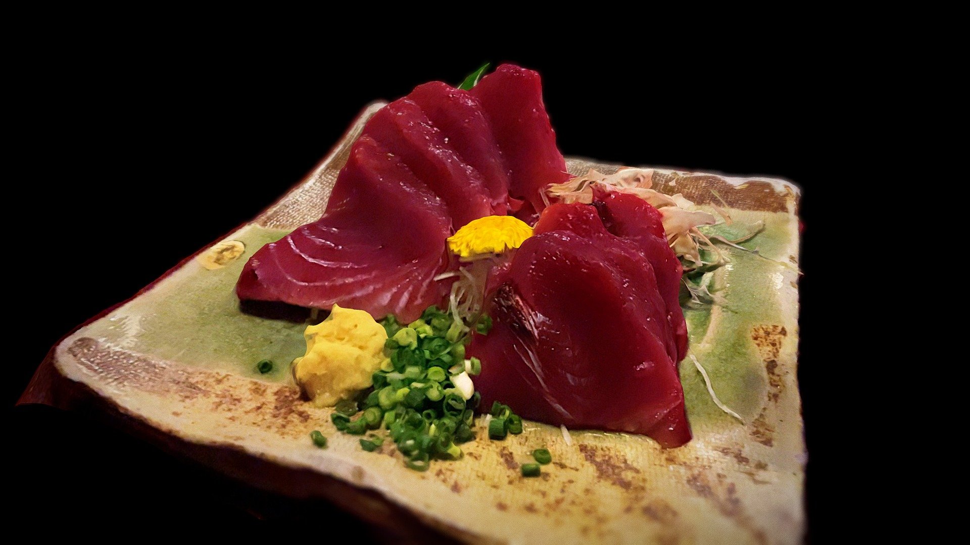 鰹の刺身：sashimi of bonito