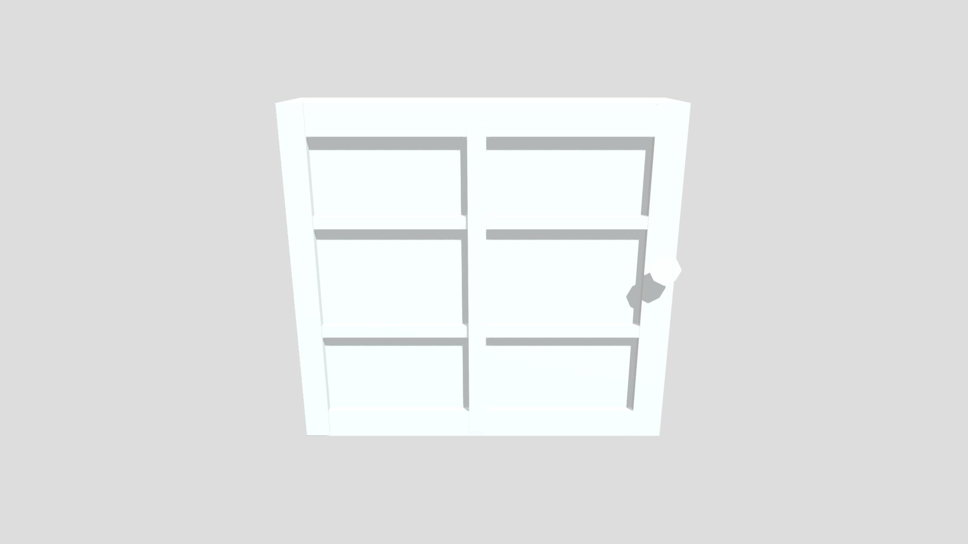 Glass door cabinet 269