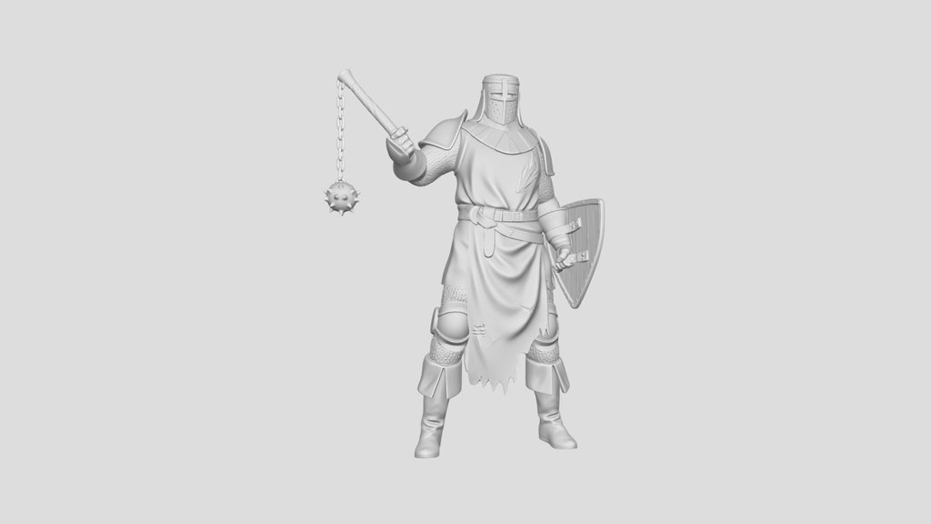 Armored Knight with Flail
