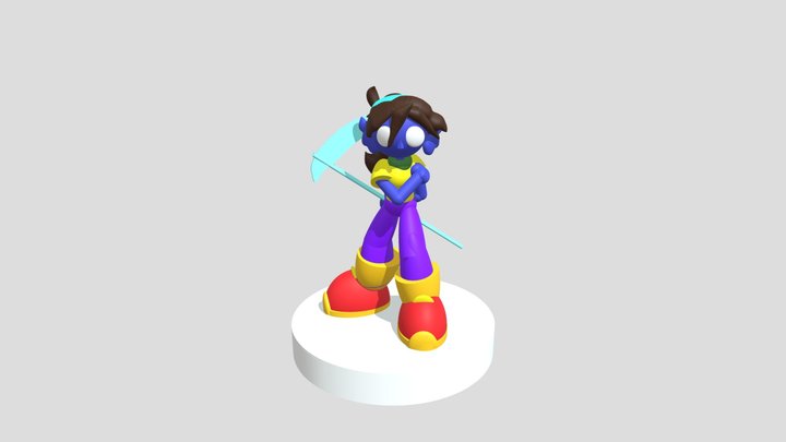 Lilian Ridere Figure (3d Printer Friendly)