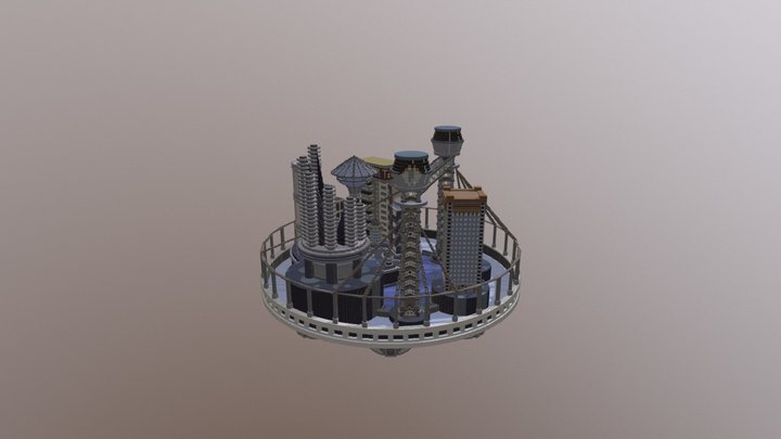 City Render 3D Model