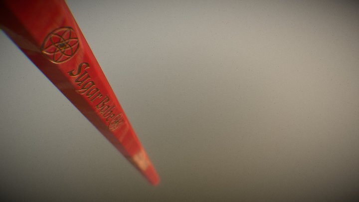 Pencil from 2019 found in 2048 in a landfill 3D Model