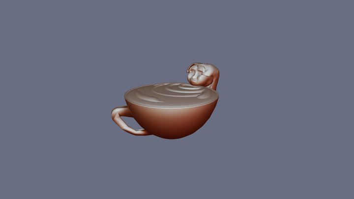 SculptJanuary Day 6 - Tiny (Minimalist) 3D Model
