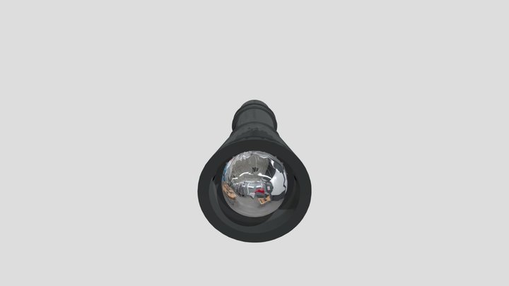 Flashlight V2 3D Model