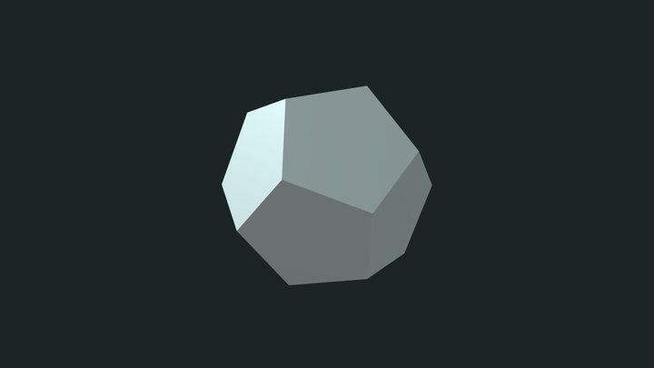 Dodecahedron 3D Model