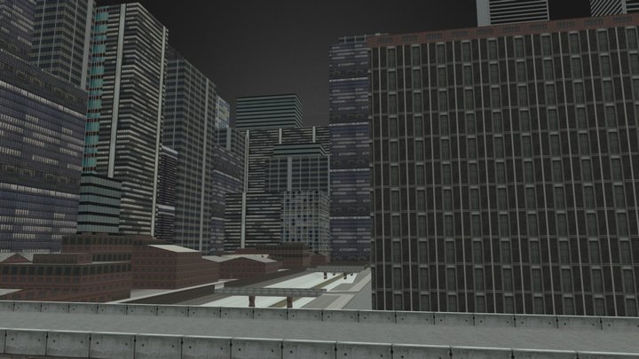 Skibidi toilet city 3D Model