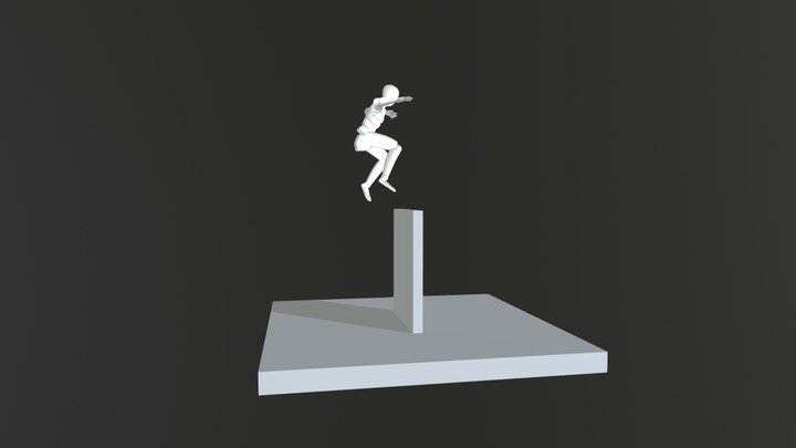 Character Jump 3D Model