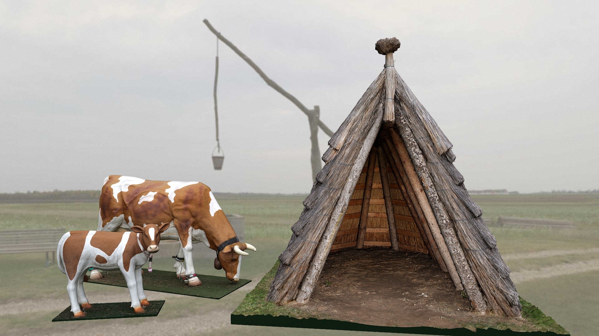 Ziehbrunnen — Sketchfab embed 3D viewer