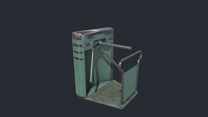 Turnstile 'Perey' 3D Model