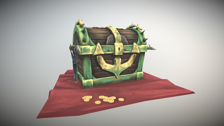 Kul Tiras Chest 3D Model