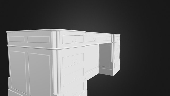 Bureau victorien 3D Model