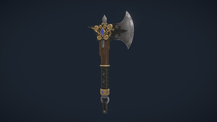 [Student Work] The Elvish Axe 3D Model