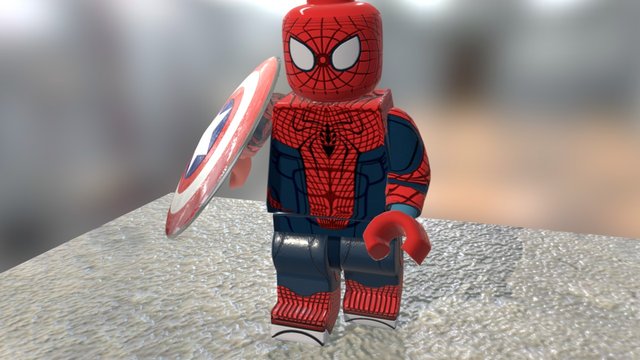 Lego Spiderman 3D Model